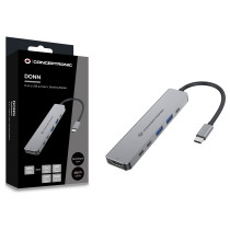 CONCEPTRONIC 6-1 Dock USB-C- to HDMI 2xUSB-A 2xUSB-C + 25cm gr — Buy in Cyprus with Fast Delivery