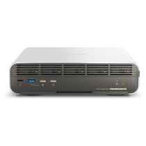 QNAP TBS-h574TX-i3-12G 5-bay All-Flash NASbook Intel Core i3-1320PE 8C 12T up to 4.50GHz onboard 12GB RAM not expandable
