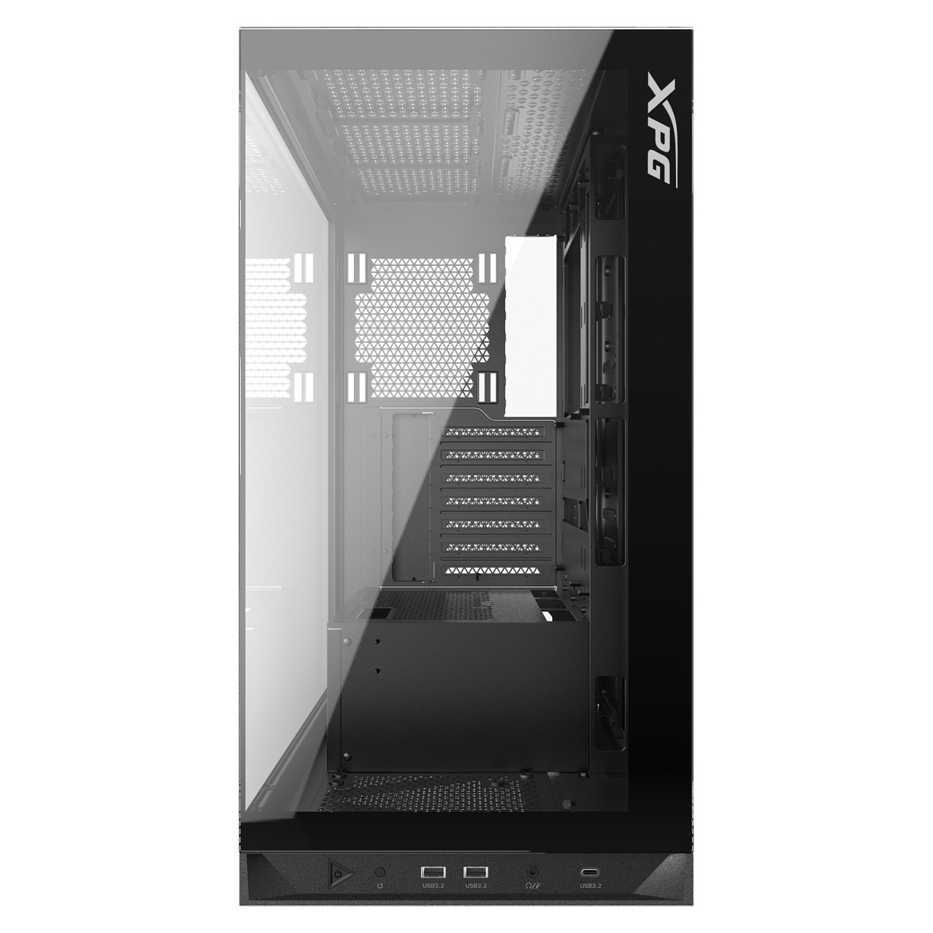 XPG Invader X ATX Midi Tower schwarz 4x120mm ARGB Glas USB C — Buy in Cyprus with Fast Delivery