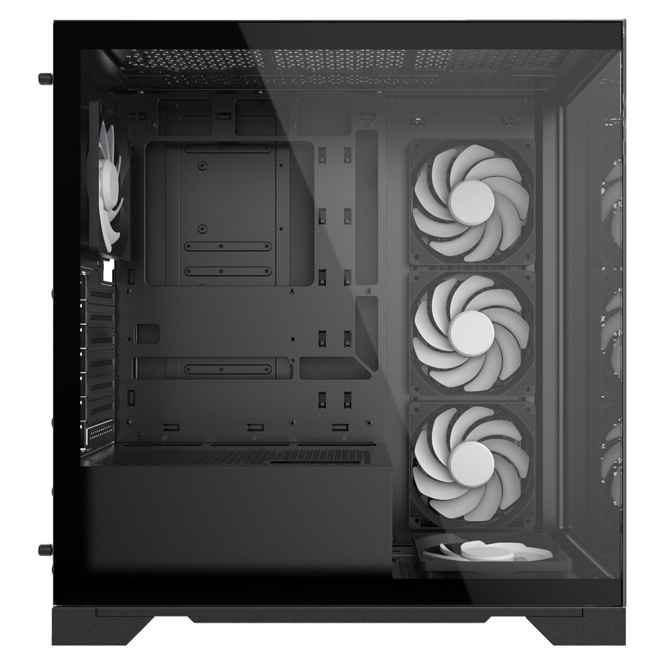 XPG Invader X ATX Midi Tower schwarz 4x120mm ARGB Glas USB C — Buy in Cyprus with Fast Delivery