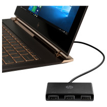 D HP USB-C HUB 3Port HP SuperSpeed USB3.0 passiv Black — Buy in Cyprus with Fast Delivery