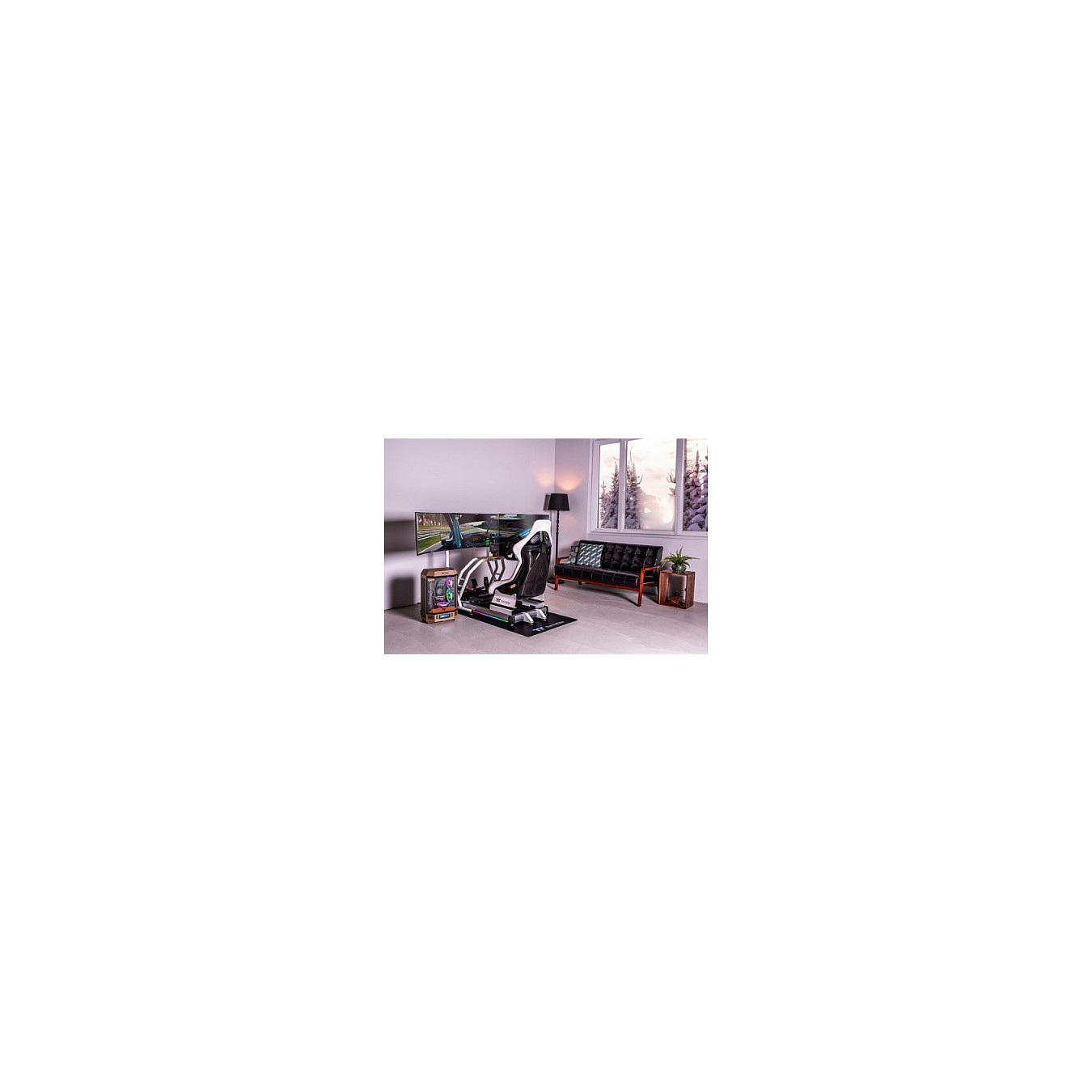 Thermaltake Sim Rig Floor Mat Accessory Black — Buy in Cyprus with Fast Delivery