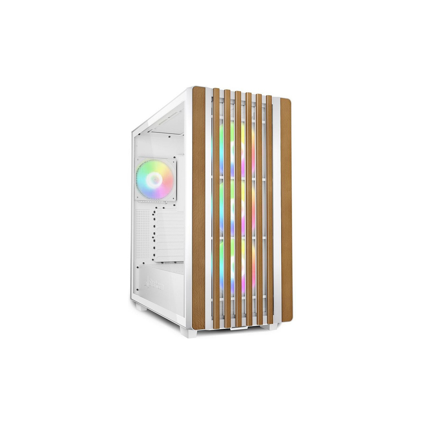 Sharkoon Rebel C70G RGB ATX 1xGlas White — Buy in Cyprus with Fast Delivery