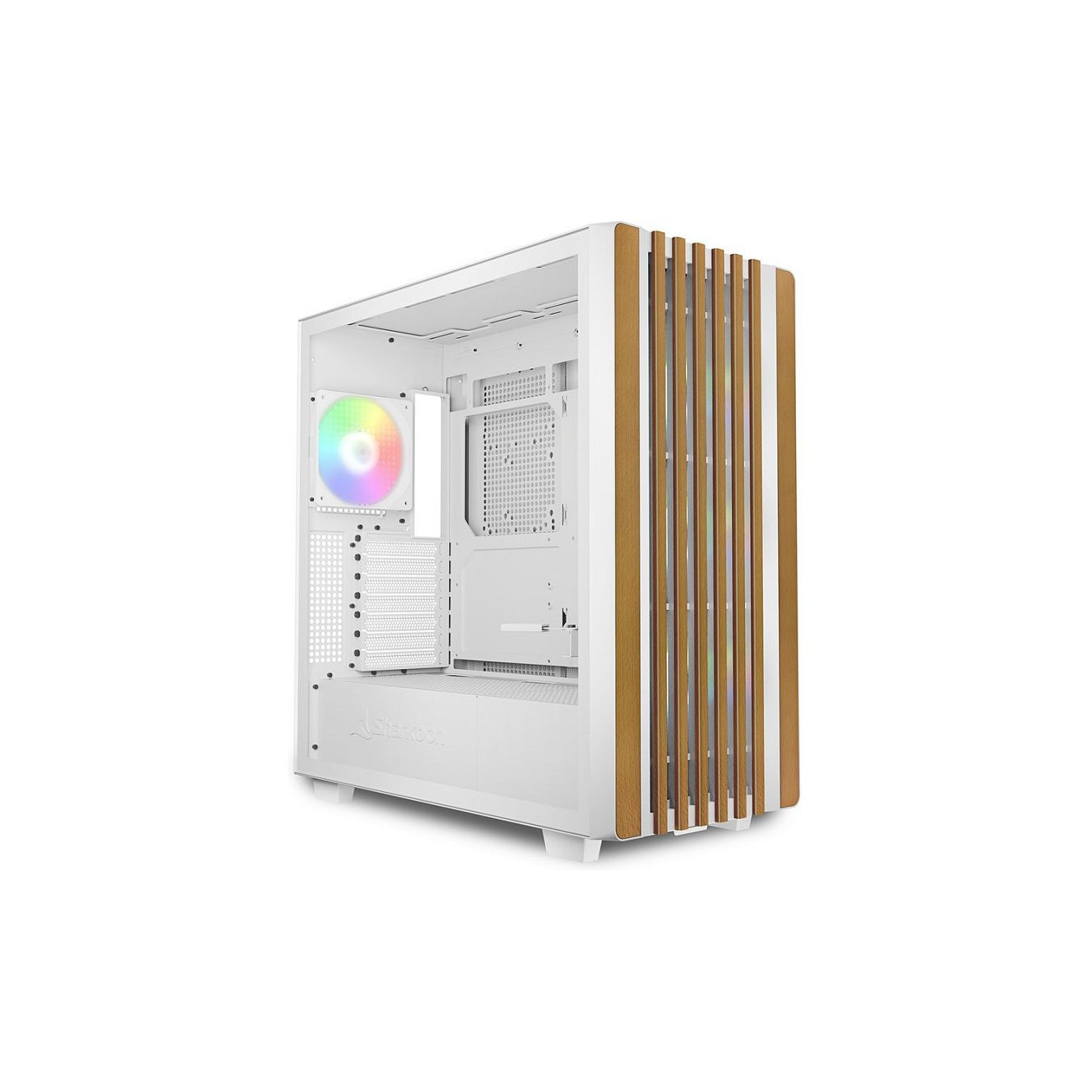 Sharkoon Rebel C70G RGB ATX 1xGlas White — Buy in Cyprus with Fast Delivery