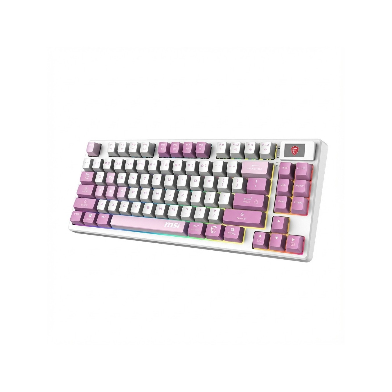 MSI FORGE GK600 TKL W Violet Gaming Keyboard retail — Buy in Cyprus with Fast Delivery