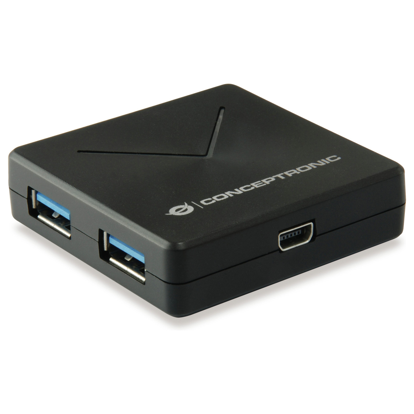 CONCEPTRONIC 4-Port Hub USB-A3.0 Mini-B - to 4xA3.0 o.Netz. sw — Buy in Cyprus with Fast Delivery