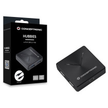 CONCEPTRONIC 4-Port Hub USB-A3.0 Mini-B - to 4xA3.0 o.Netz. sw — Buy in Cyprus with Fast Delivery