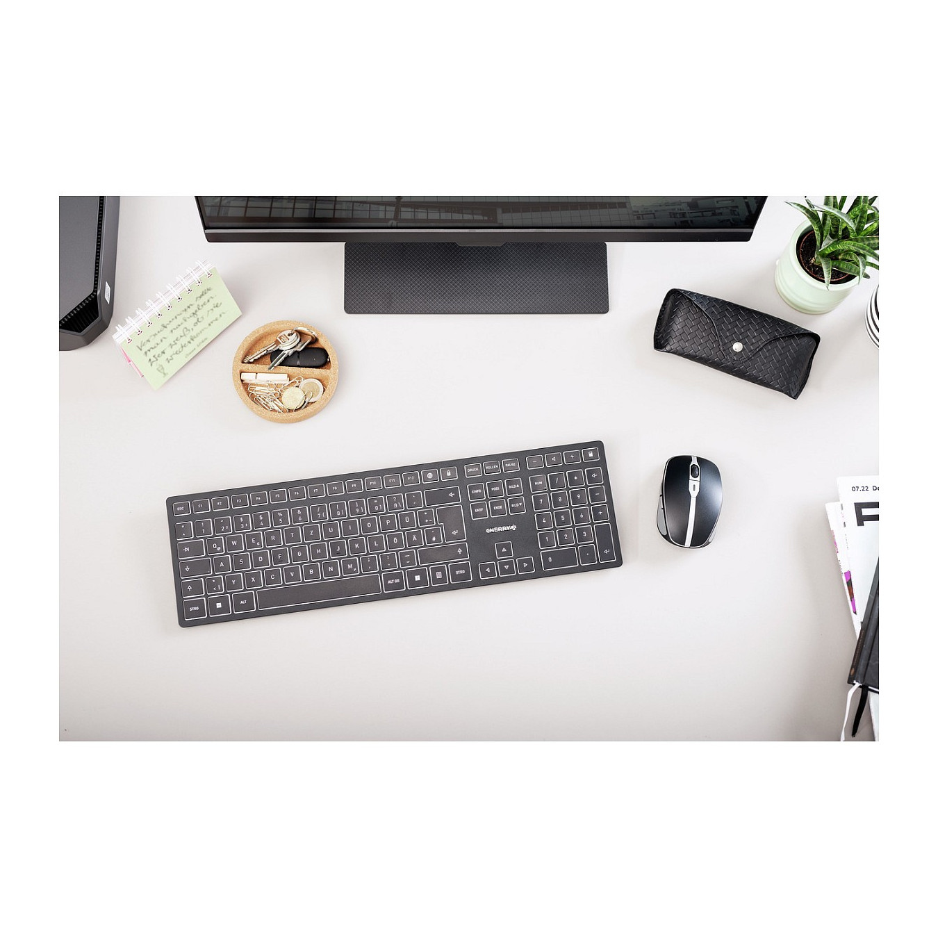 Cherry Keyboard KW 9100 SLIM [CH] black — Buy in Cyprus with Fast Delivery