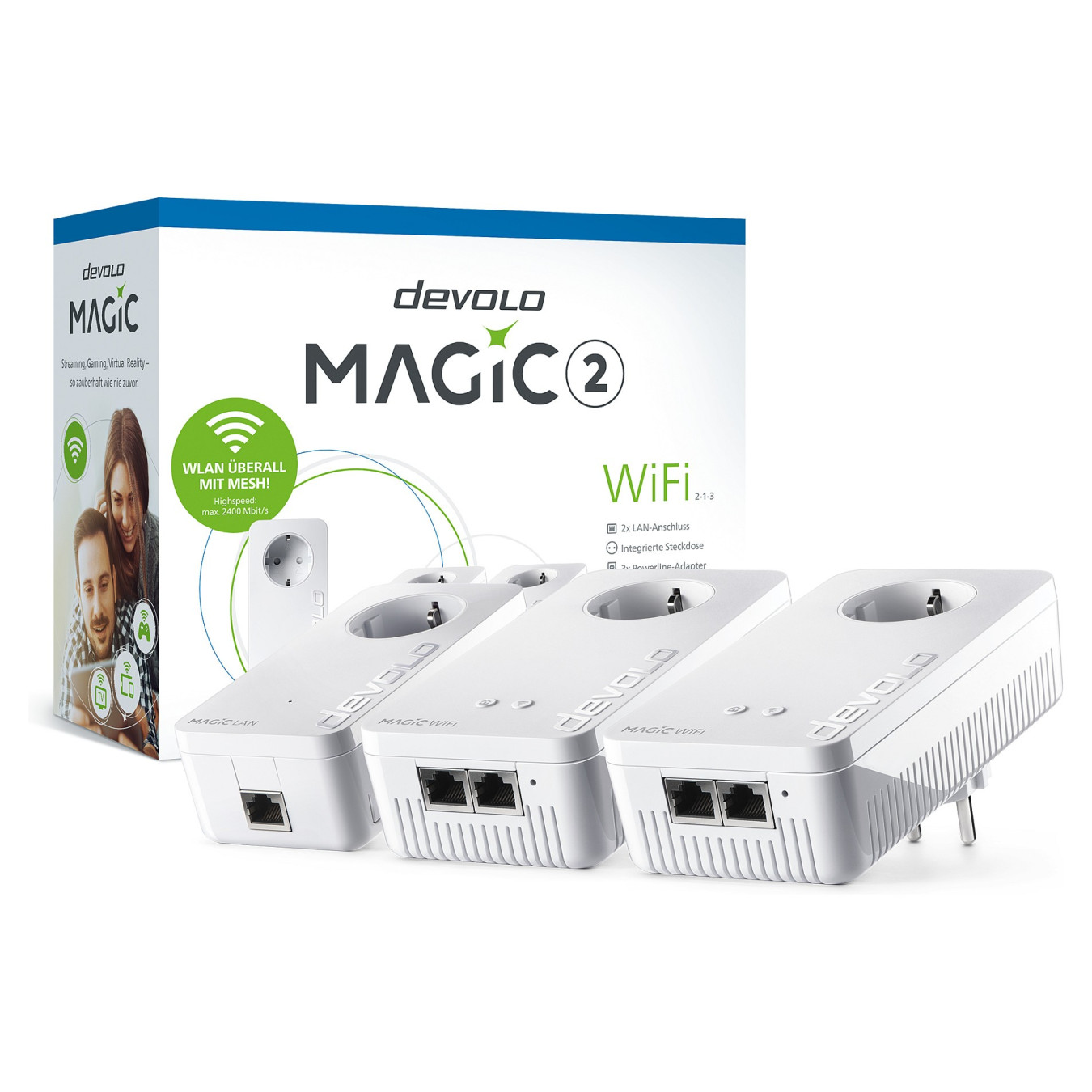 Magic 2 WiFi next Multiroom Kit(3 Adaper) — Buy in Cyprus with Fast Delivery