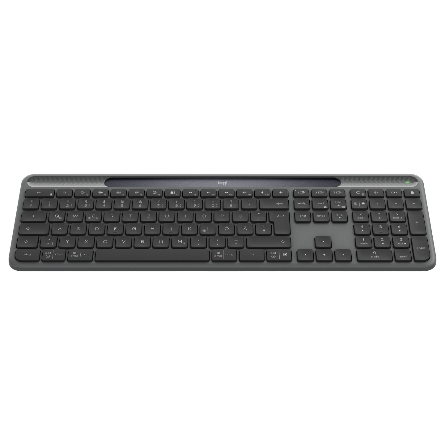Logitech Signature Slim Solar+ K980 QWERTZ DE Wireless Keyboard (Boxed) — Buy in Cyprus with Fast Delivery