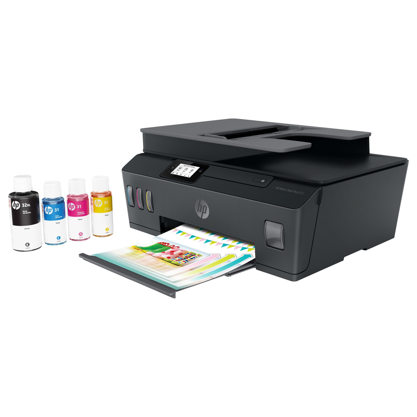 T HP Smart Tank Plus 655 4in1 A4 WiFi Bluetooth ADF — Buy in Cyprus with Fast Delivery