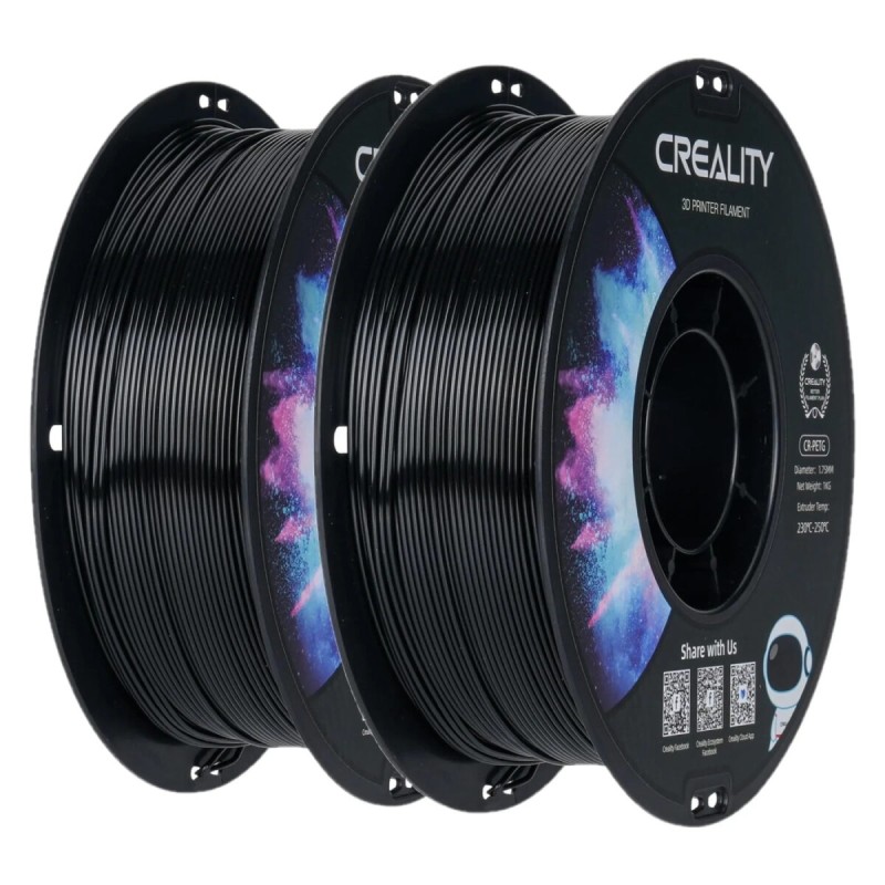 Creality CR-PETG Value Pack 2kg - 2x Black 3D Printer Filament — Buy in Cyprus with Fast Delivery