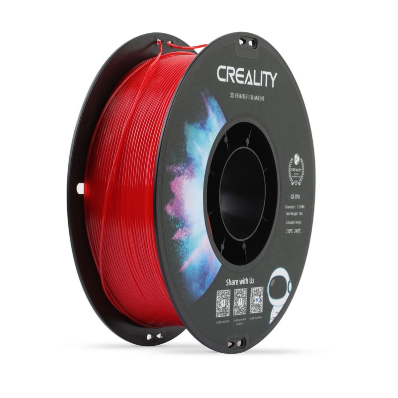 Creality CR-TPU Red 3d Printer Soft Adhesive material Filament 1kg 1.75 — Buy in Cyprus with Fast Delivery