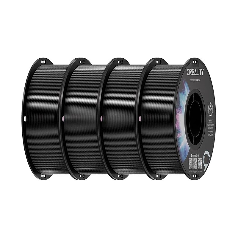 Creality CR-PETG Value Pack 4kg - 4x Black 3D Printer Filament — Buy in Cyprus with Fast Delivery