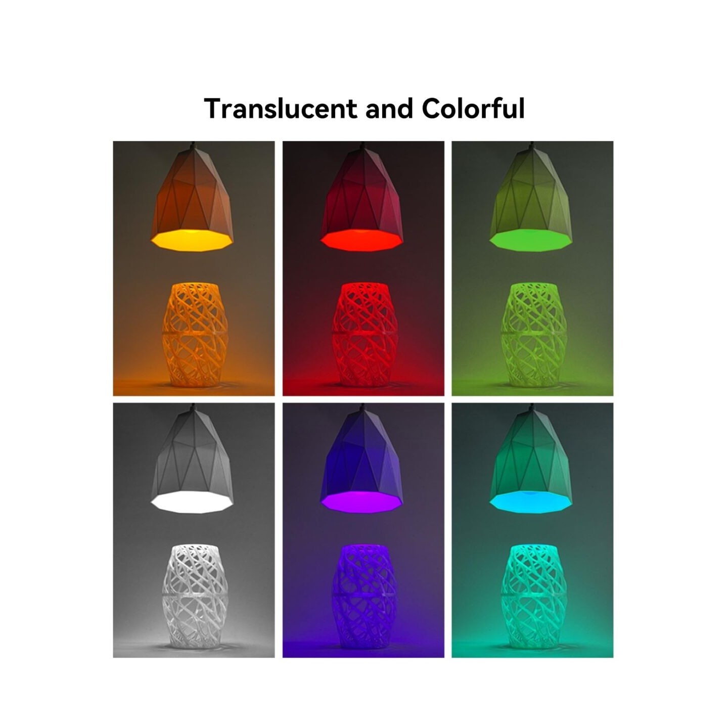 Creality Hyper-PETG Value Pack 2kg 2x Transparent 3D Printer Filament, fast print, 2kg 1.76 — Buy in Cyprus with Fast Delivery