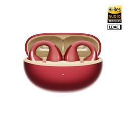 QCY Crossky C30S Red (QT33S) Open Ear BT6.0 LDAC AAC SBC Earbuds 40h Call noise AI cancelation Dual