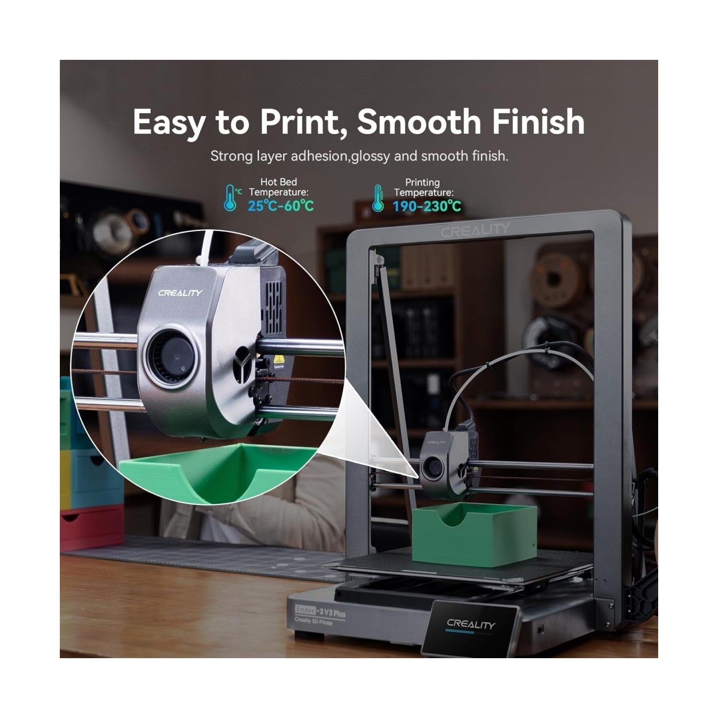 Creality Hyper-PETG Value Pack 4kg - 2x Black & 2x White 3D Printer Filament, fast print, 4kg 1.78