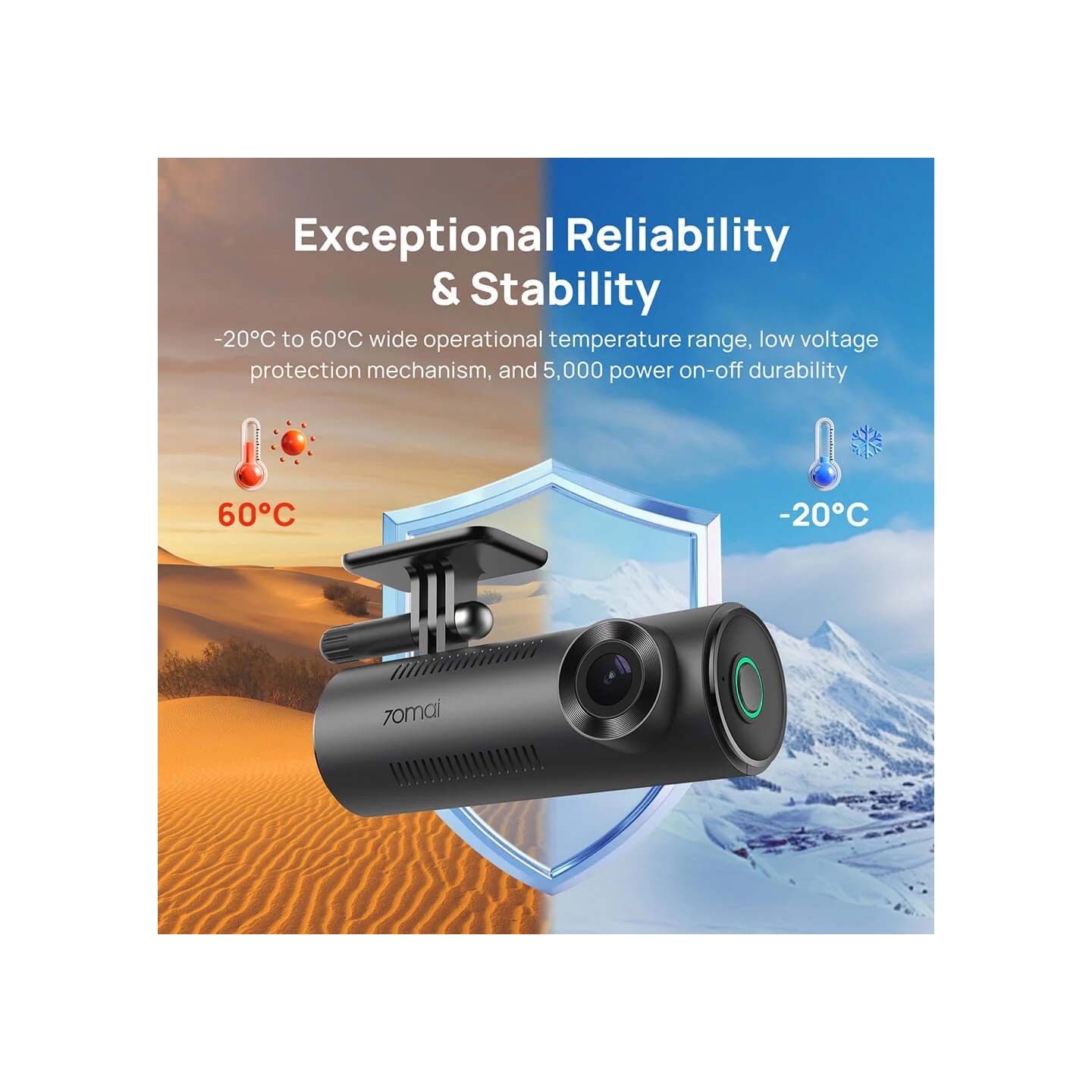 70mai M310 Plus 2k Dash Cam - 2k resolution 2560 x 1440 — Buy in Cyprus with Fast Delivery