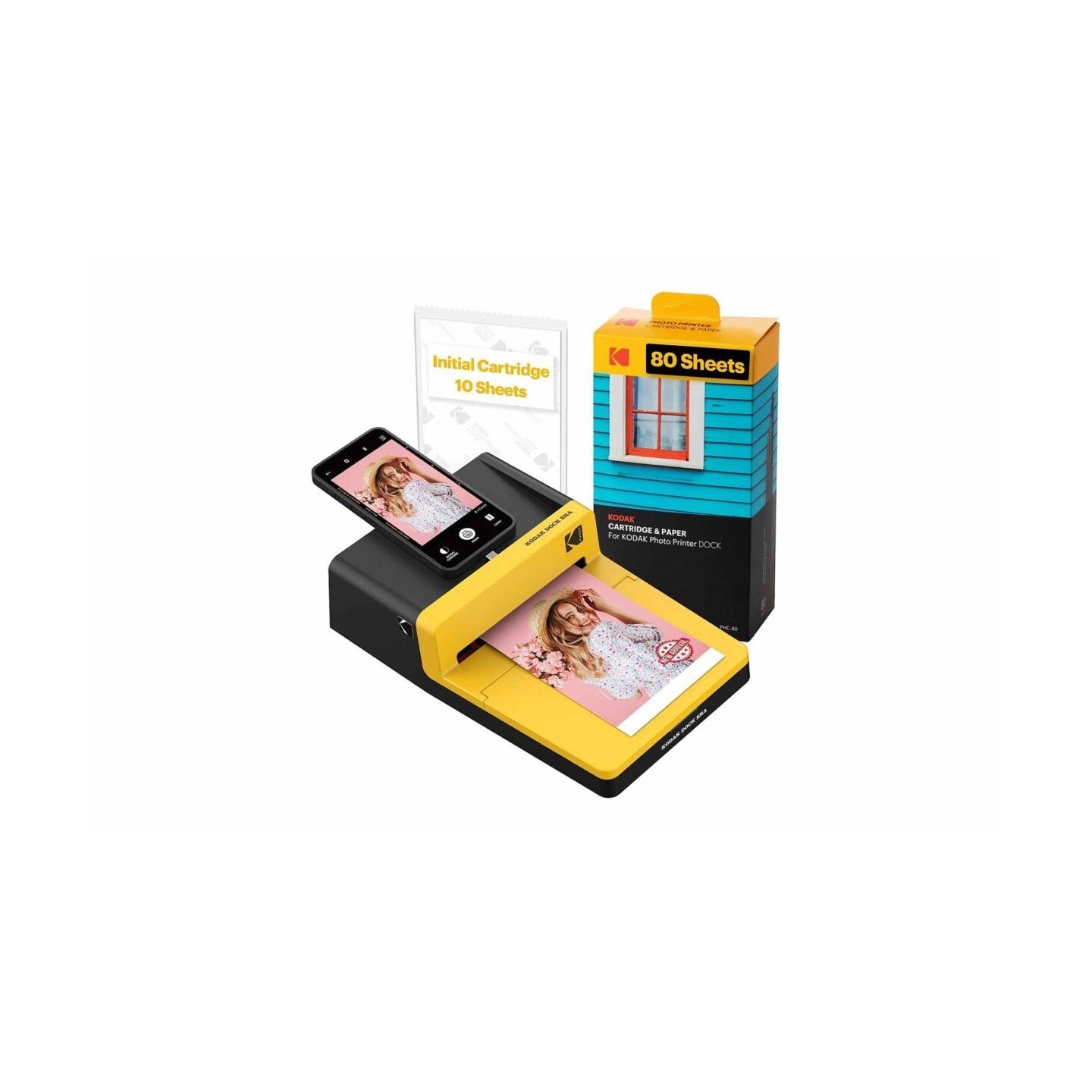 Kodak Dock Era 4PASS Wireless Smarphone Photo Printer (10 x 15 cm, 4x6inch) + 10 Sheet — Buy in Cyprus with Fast Delivery
