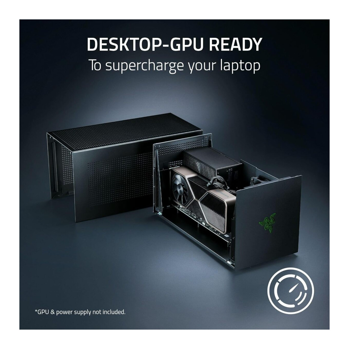 Razer Core X V2 - GPU Enclosure (eGPU)- Thunderbolt 4 5 & USB 4 - 4 Slot NVIDIA AMD PCIe 4 - 140W PD
