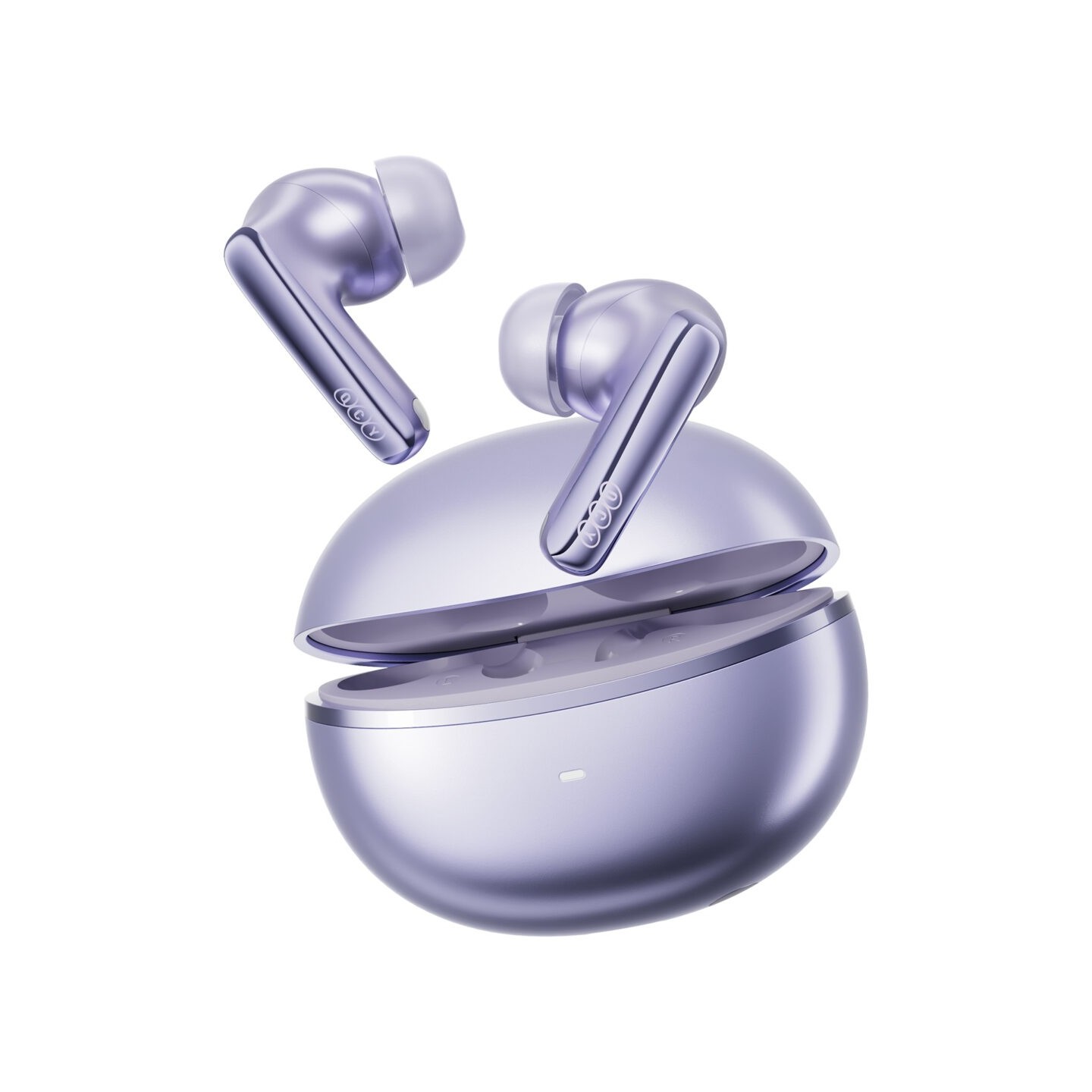 QCY Melobuds N70i ANC Purple - 56db ANC TWS Hi-Res Earbuds LDAC BT 6.0 IPX5 Wireless charge 50h