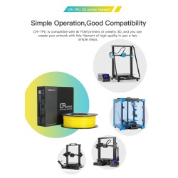 Creality CR-TPU White 3d Printer Soft Adhesive material Filament 1kg 1.75 — Buy in Cyprus with Fast Delivery