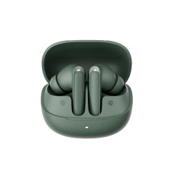 QCY Buds ANC Green (HT15)- 45db ANC TWS Earbuds 35h 5 mic ENC, ear-canal adaptive tech, leather case