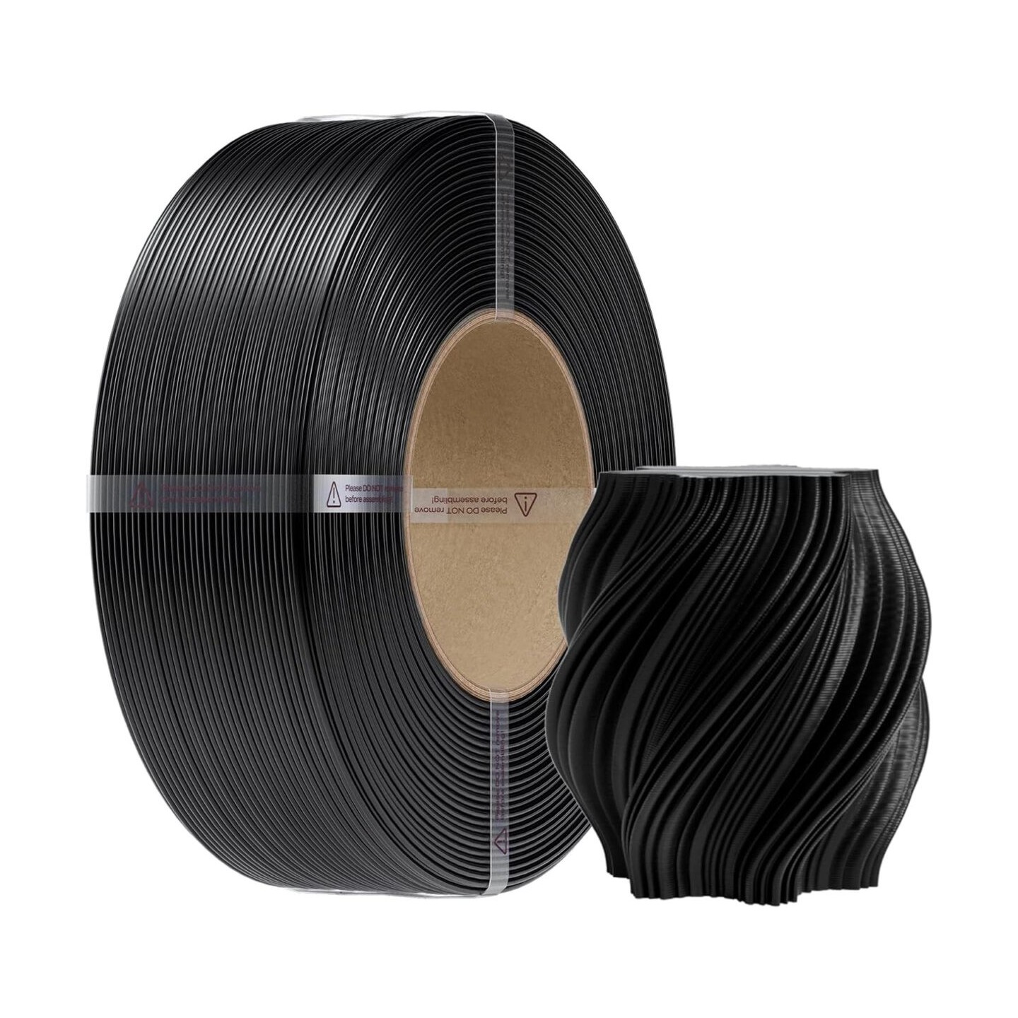 Creality CR-PETG Black - No Reel 3D Printer Filament, Hard Glossy, Tensile 49MPA, 1 kg Spool1.86