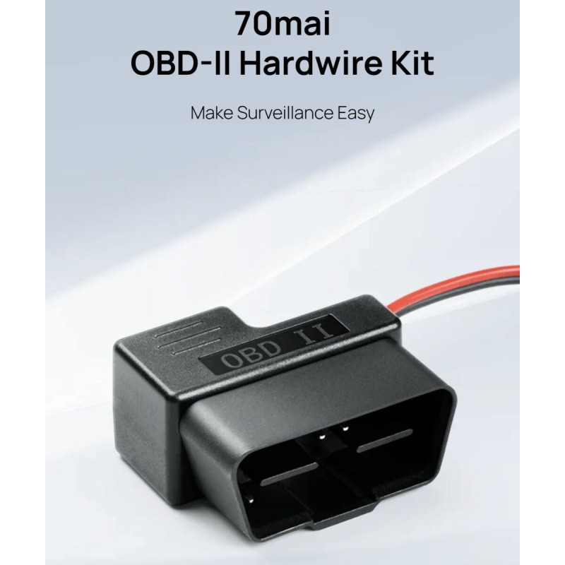70mai OBD II Hardwire Kit type-C easy to install to vehicle with OBD port - Begginer Friendly
