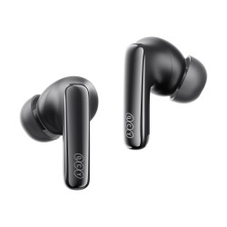 QCY Melobuds N70i ANC Black - 56db ANC TWS Hi-Res Earbuds LDAC BT 6.0 IPX5 Wireless charge 50h