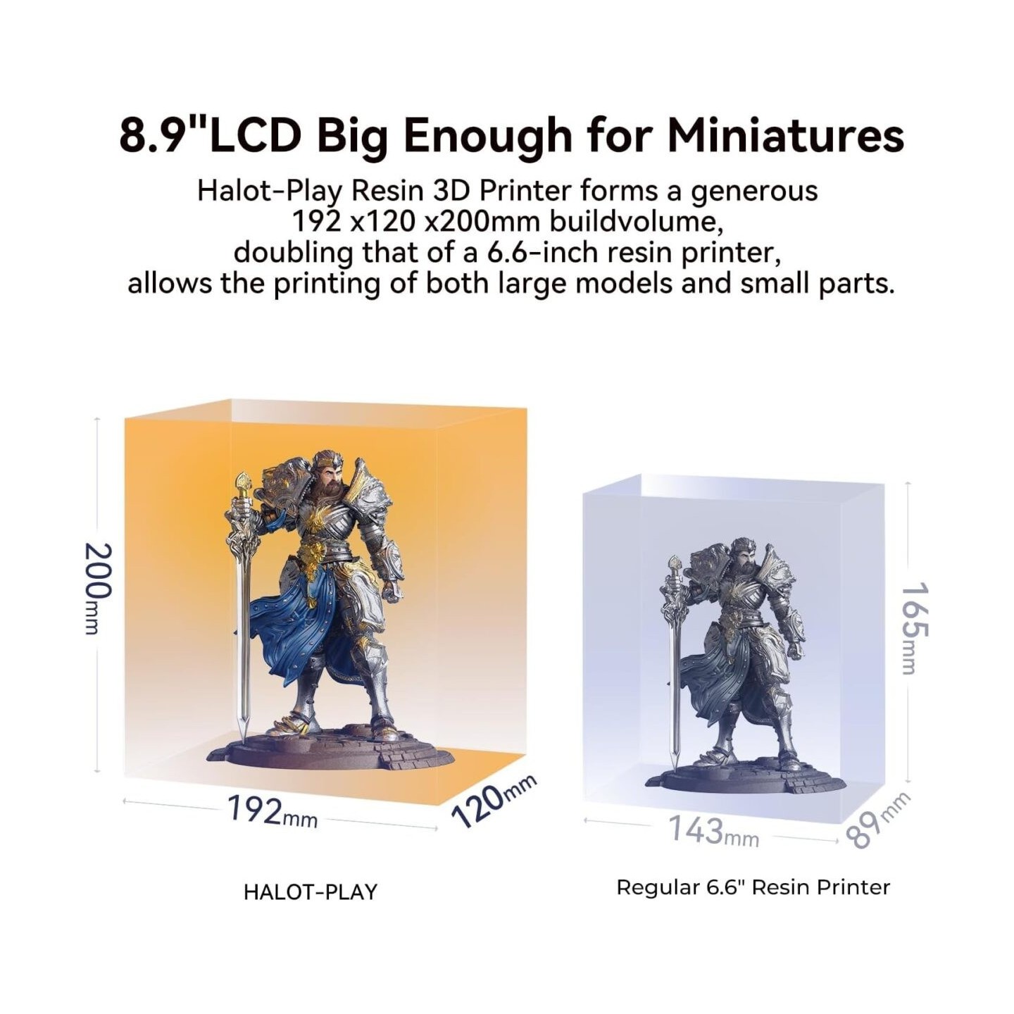 Creality Halot Play - 4k Piocreat Resin Printer fast 60mm h 130x82x160mm — Buy in Cyprus with Fast Delivery