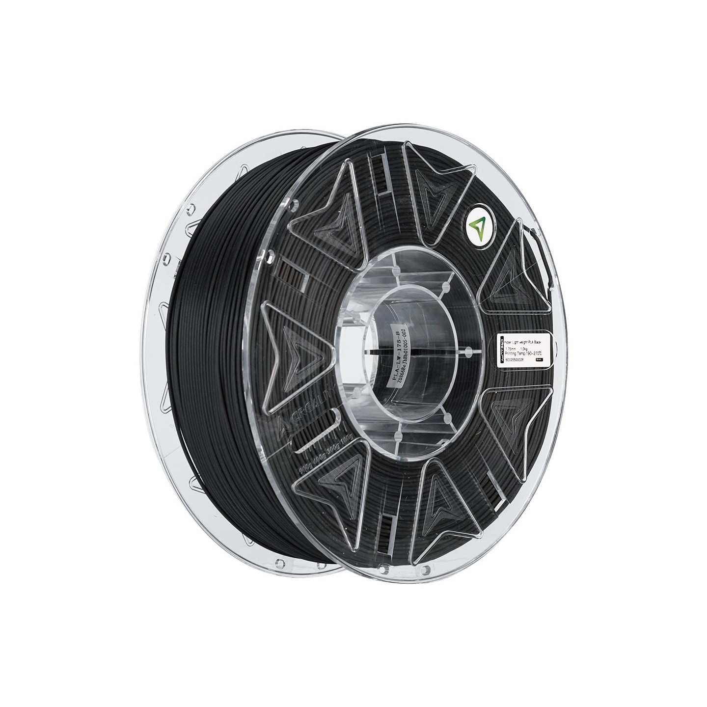 Creality Hyper Lightweight PLA Black (FOAM PLA) 3D Printer Filament for RC Models, 1 kg Spool1.75