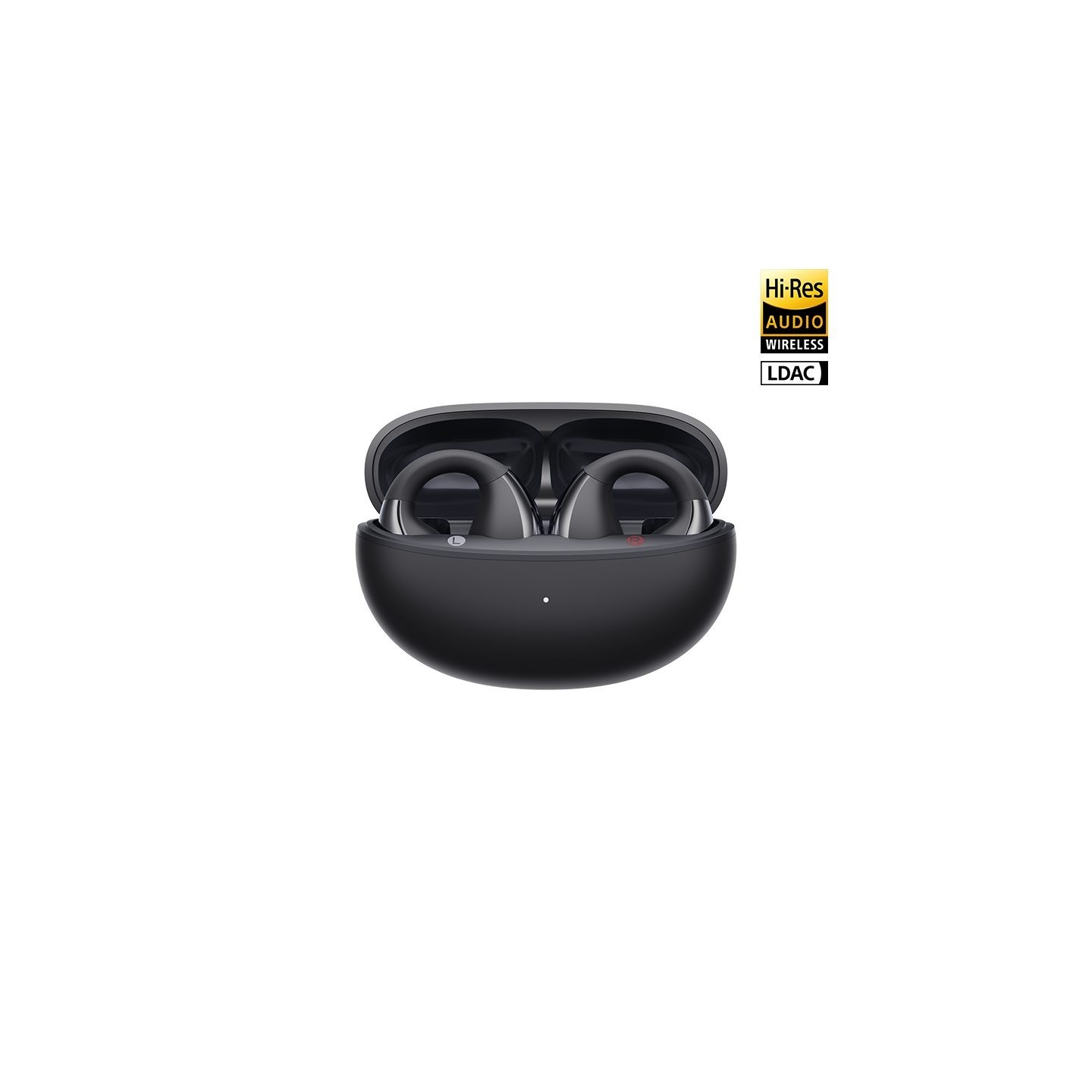 QCY Crossky C30S Black (QT33S) Open Ear BT6.0 LDAC AAC SBC Earbuds 40h Call noise AI cancelation Dua