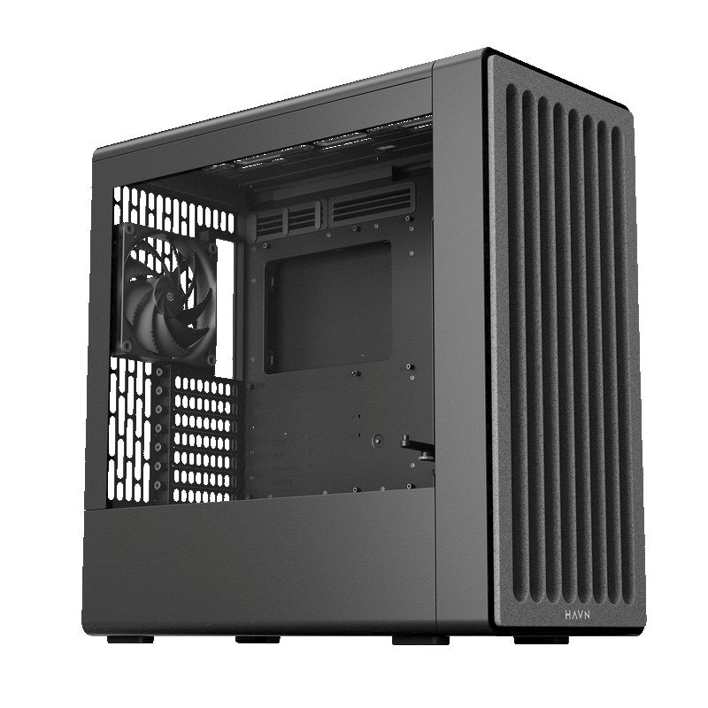 HAVN BF 360 Flow Black with 180mm fans - Premium ATX Mid-Tower (Boxed) — Buy in Cyprus with Fast Delivery