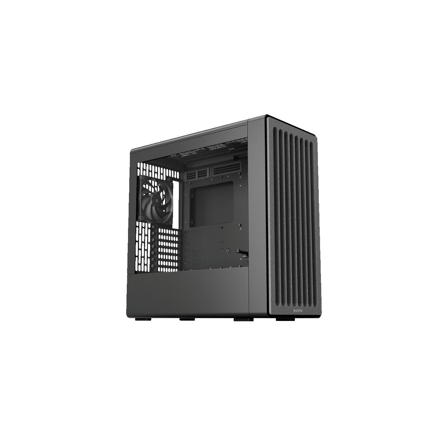 HAVN BF 360 Flow Black with 180mm fans - Premium ATX Mid-Tower (Boxed) — Buy in Cyprus with Fast Delivery