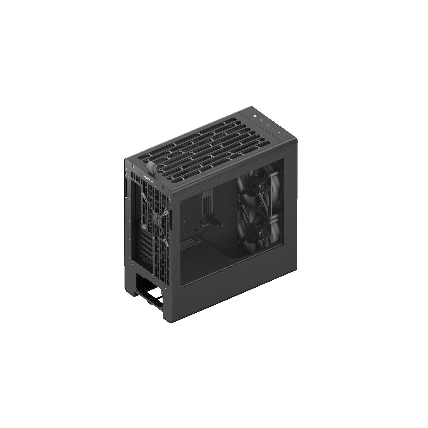 HAVN BF 360 Flow Black with 180mm fans - Premium ATX Mid-Tower (Boxed) — Buy in Cyprus with Fast Delivery