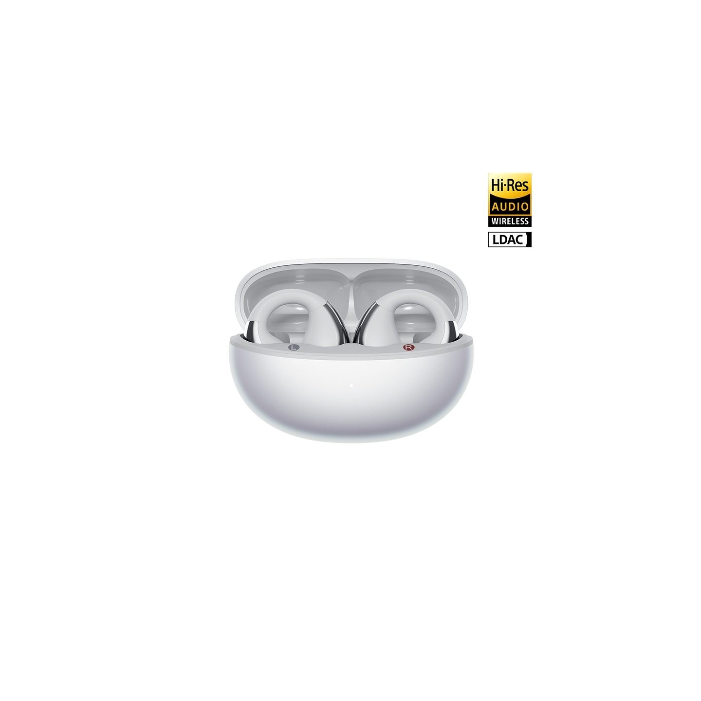 QCY Crossky C30S White (QT33S) Open Ear BT6.0 LDAC AAC SBC Earbuds 40h Call noise AI cancelation Dua