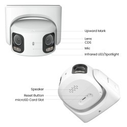Reolink PRO IP POE Dual Illumination 16.0MP Dome 2.8mm Dual Camera SED RP-PCT16MD — Buy in Cyprus with Fast Delivery