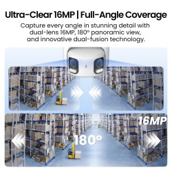 Reolink PRO IP POE Dual Illumination 16.0MP Dome 2.8mm Dual Camera SED RP-PCT16MD — Buy in Cyprus with Fast Delivery