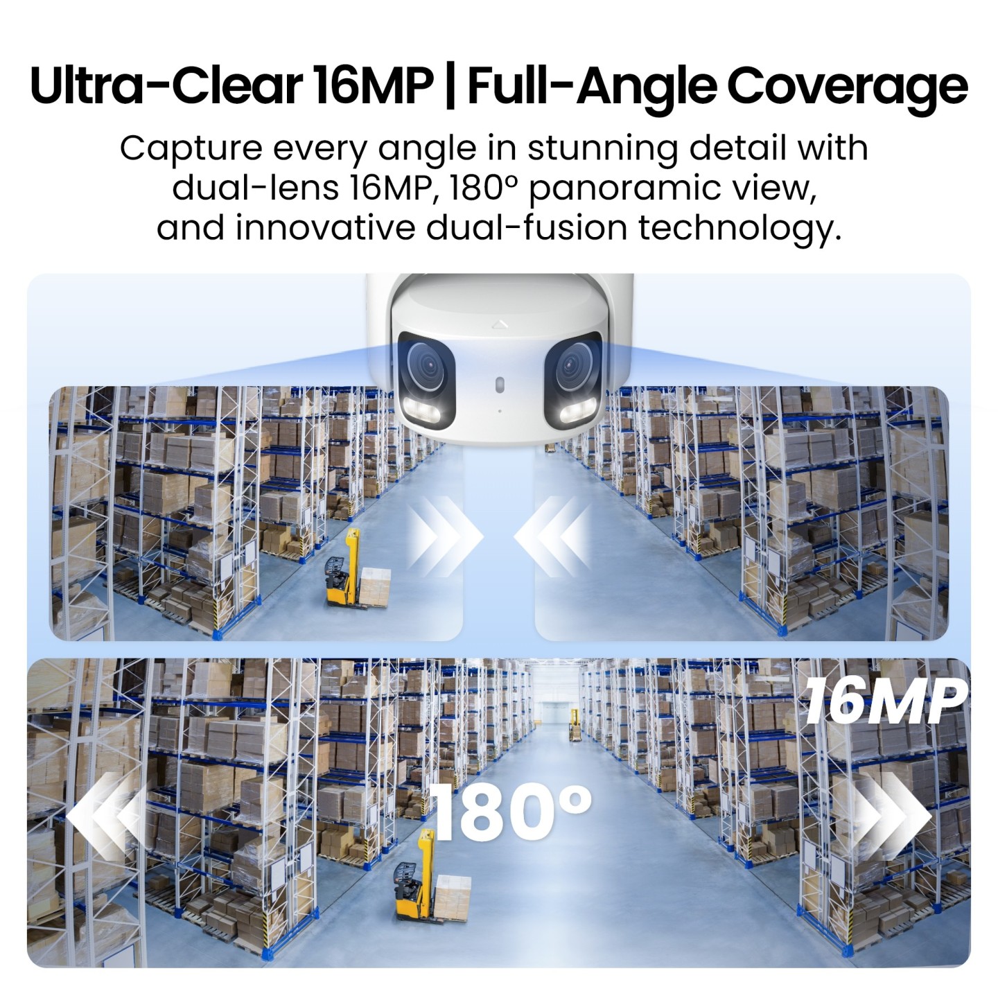 Reolink PRO IP POE Dual Illumination 16.0MP Dome 2.8mm Dual Camera SED RP-PCT16MD — Buy in Cyprus with Fast Delivery