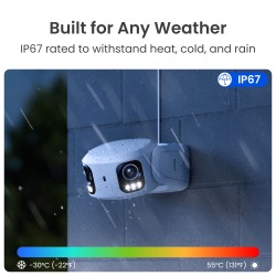 Reolink PRO IP POE Dual Illumination 16.0MP Dome 2.8mm Dual Camera SED RP-PCT16MD — Buy in Cyprus with Fast Delivery