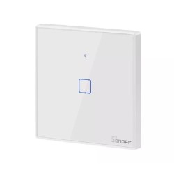 Sonoff T2EU1C-RF Smart Wall Touch Switch 1-Button White — Buy in Cyprus with Fast Delivery