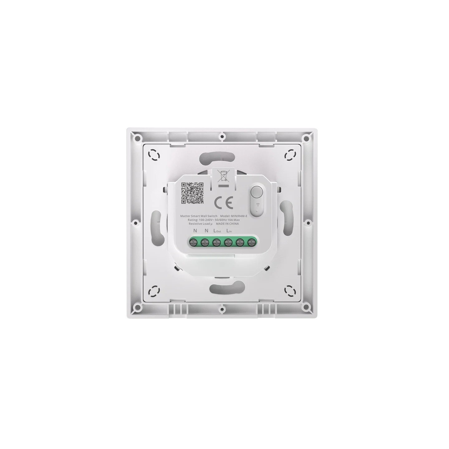 Sonoff Smart Wall Mechanical Switch 1-Button White With Matter — Buy in Cyprus with Fast Delivery