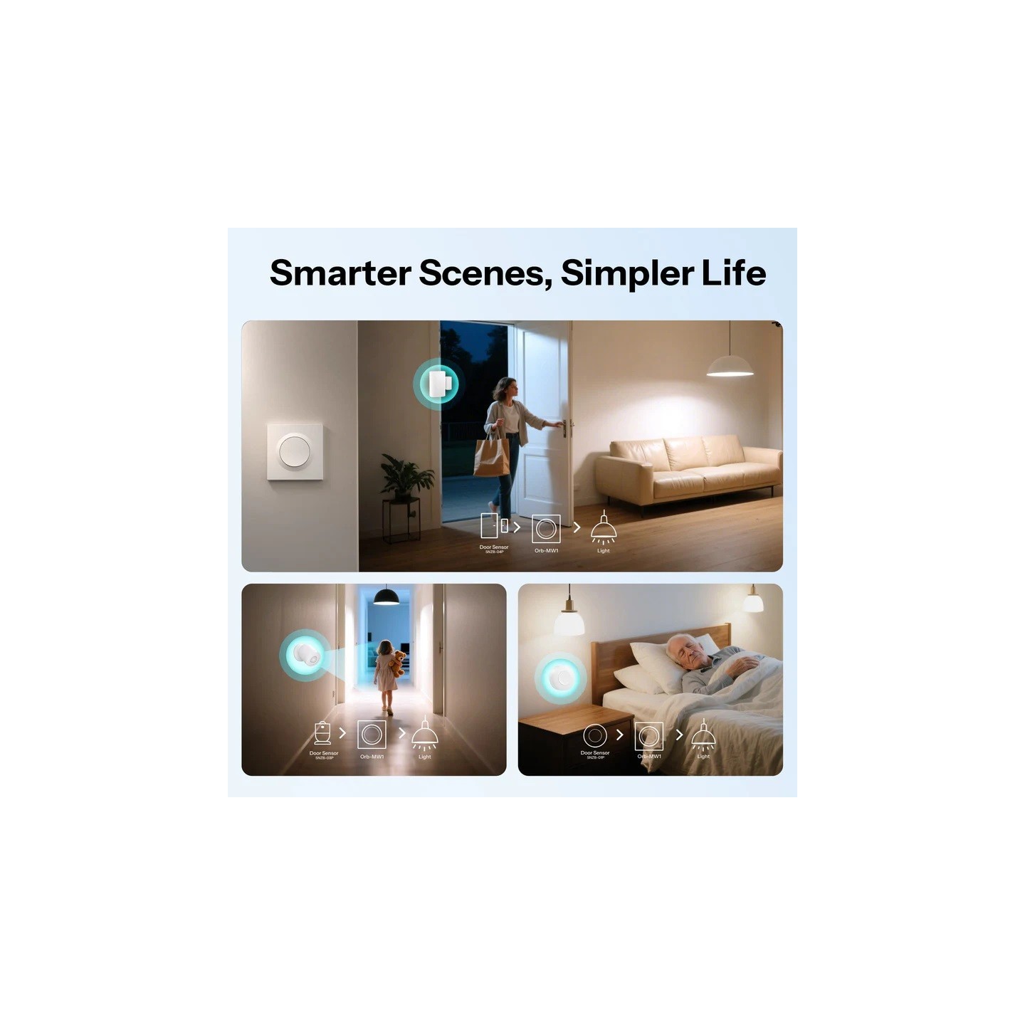 Sonoff Smart Wall Mechanical Switch 1-Button White With Matter — Buy in Cyprus with Fast Delivery