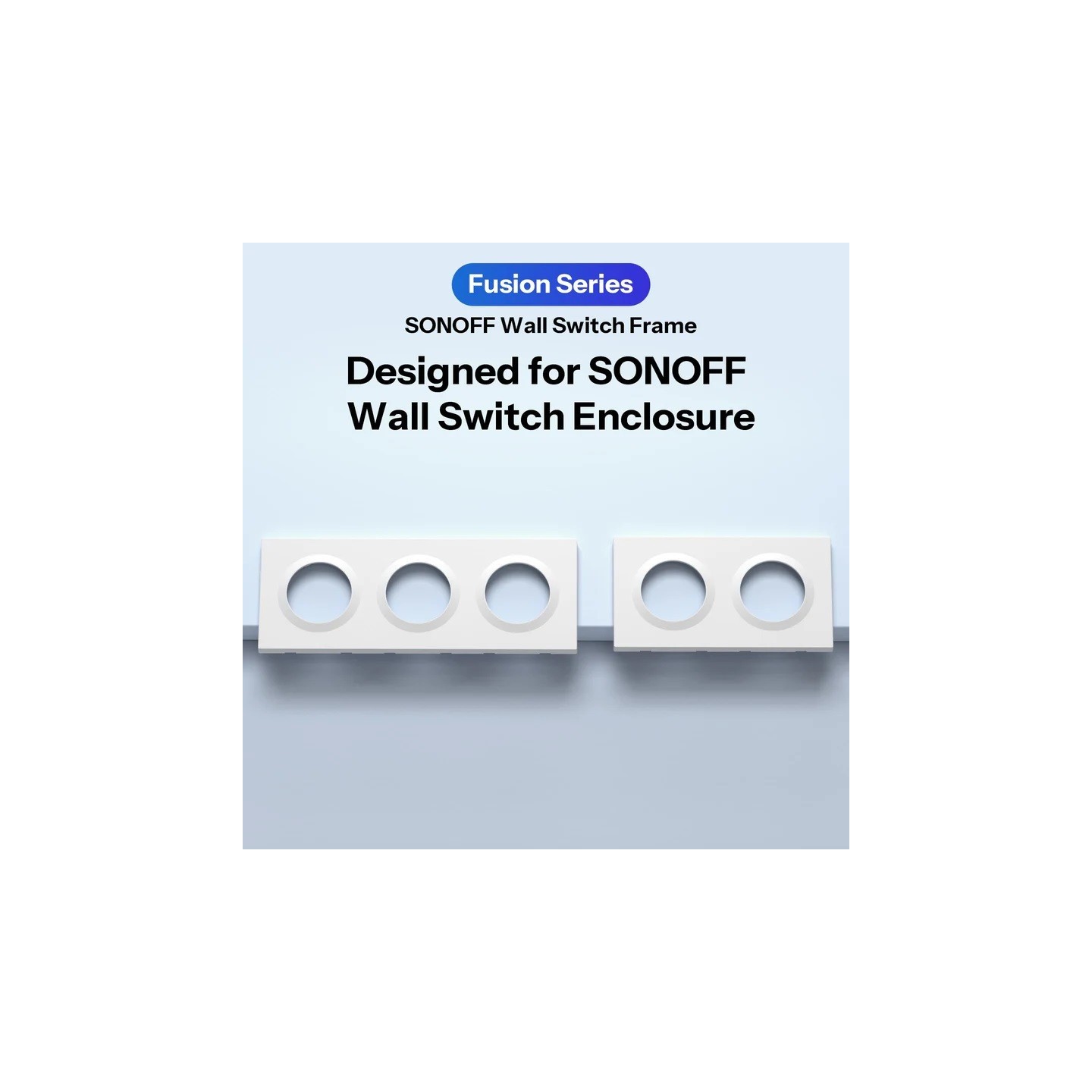 Sonoff Wall Switch Frame 2Gang — Buy in Cyprus with Fast Delivery