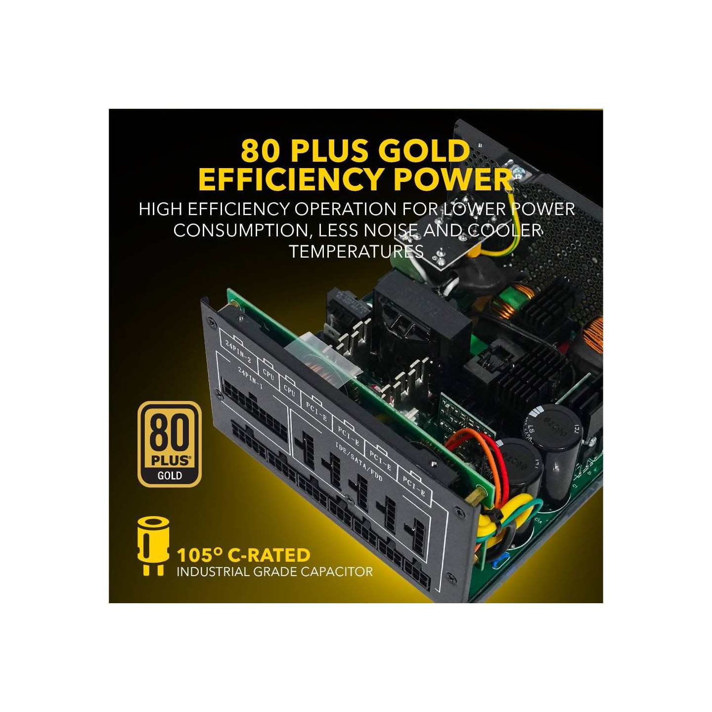 Armaggeddon Voltron Gold 800 800W 80+ Gold Fully Modular Gaming PSU - EAN 8886411989569 (Boxed)