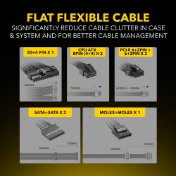 Armaggeddon Voltron Gold 800 800W 80+ Gold Fully Modular Gaming PSU - EAN 8886411989569 (Boxed)