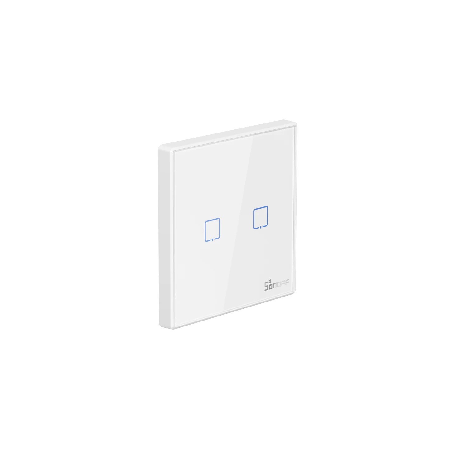 Sonoff T2EU2C-RF Smart Wall Touch Switch 2-Button White — Buy in Cyprus with Fast Delivery