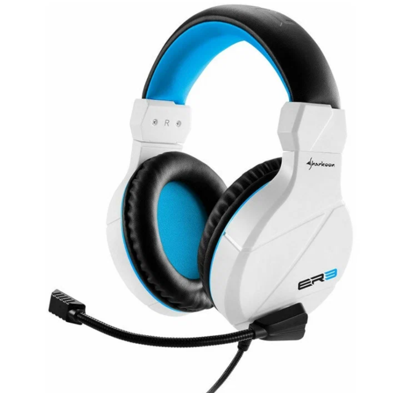 Sharkoon Rush ER3 White Gaming Headset - 3.5mm Wired (Retail) — Buy in Cyprus with Fast Delivery