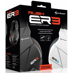 Sharkoon Rush ER3 White Gaming Headset - 3.5mm Wired (Retail) — Buy in Cyprus with Fast Delivery